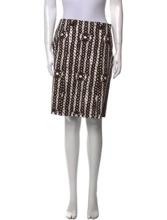 etcetera Printed Knee-Length Skirt