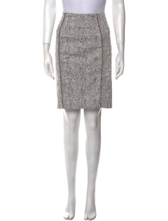 etcetera Tweed Pattern Knee-Length Skirt