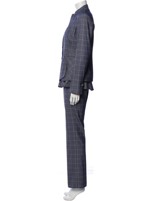 etcetera Plaid Print Pantsuit