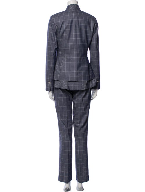 etcetera Plaid Print Pantsuit