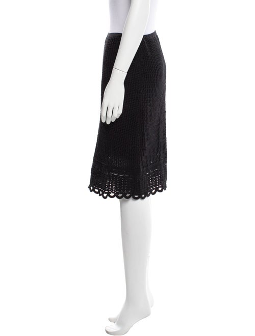etcetera Crochet Trim Knee-Length Skirt