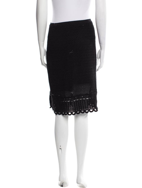 etcetera Crochet Trim Knee-Length Skirt