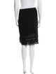 etcetera Crochet Trim Knee-Length Skirt