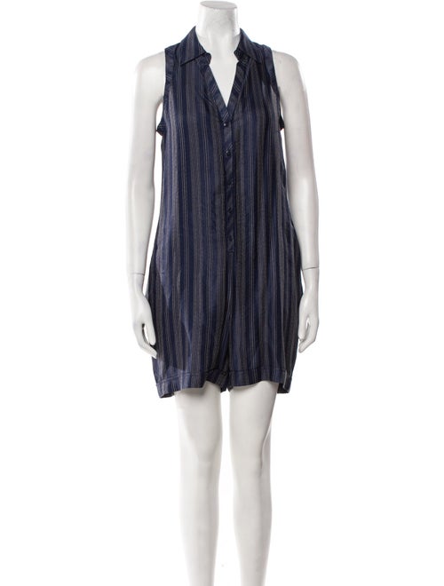 etcetera Silk Striped Romper