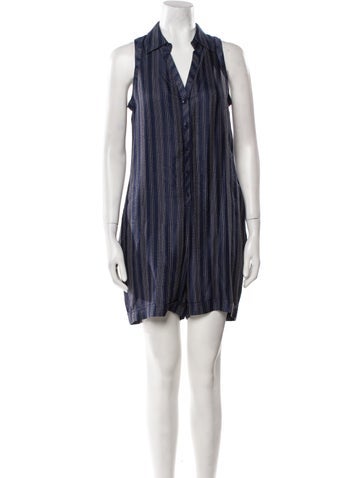 etcetera Jumpsuits and Rompers Silk Striped Romper US 2 | XS