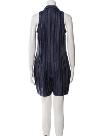 etcetera Silk Striped Romper