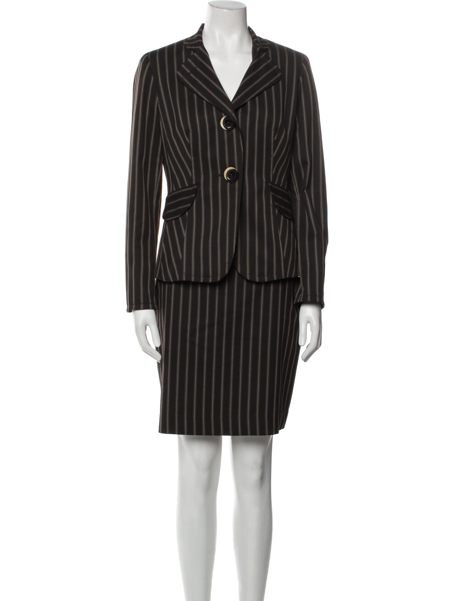 etcetera Striped Skirt Suit