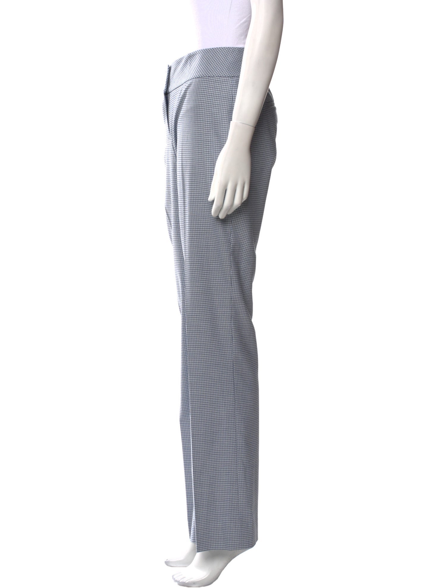 etcetera Plaid Print Straight Leg Pants