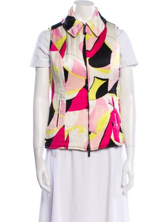 etcetera Silk Printed Vest