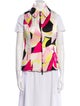 etcetera Silk Printed Vest