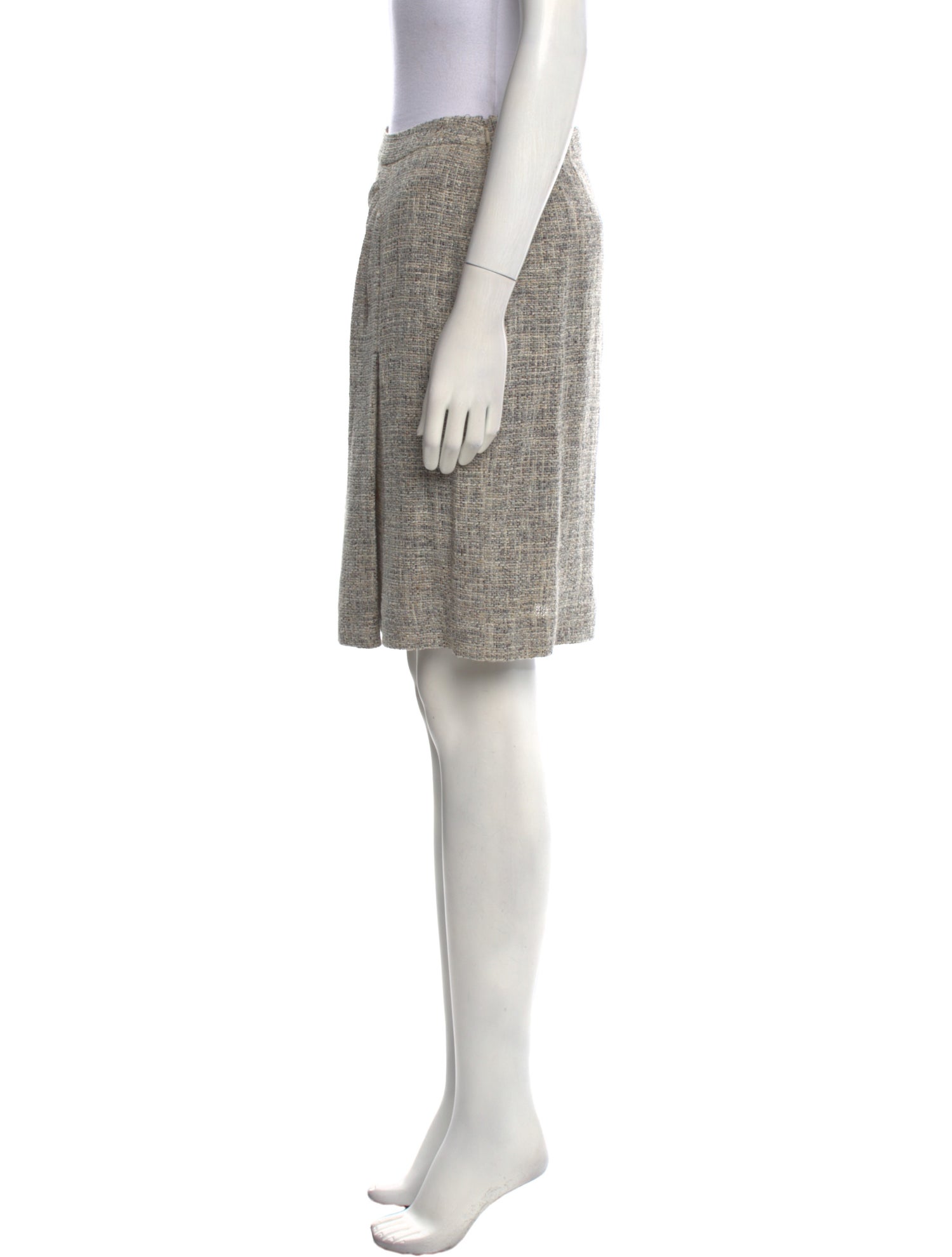 etcetera Tweed Pattern Knee-Length Skirt