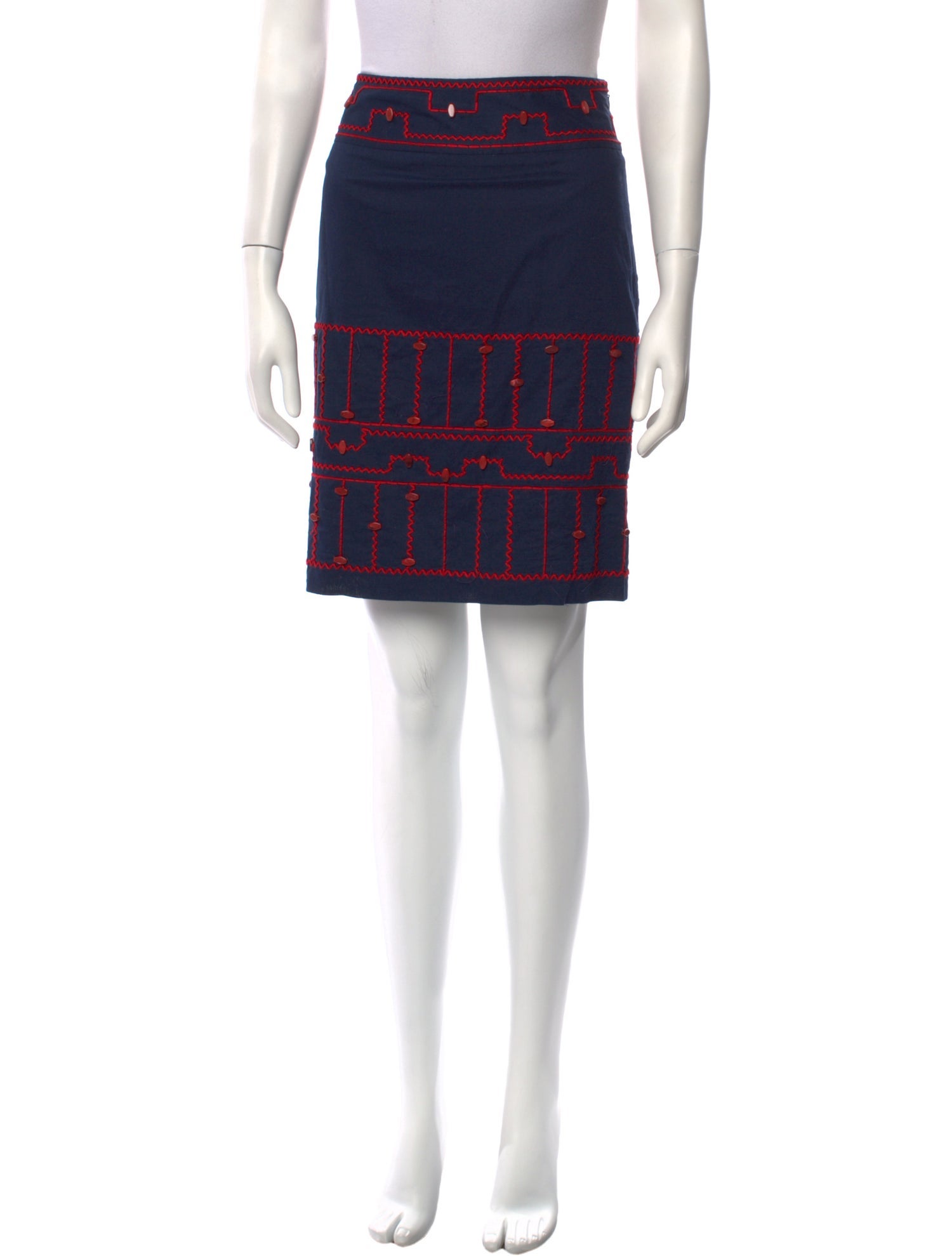 etcetera Printed Knee-Length Skirt