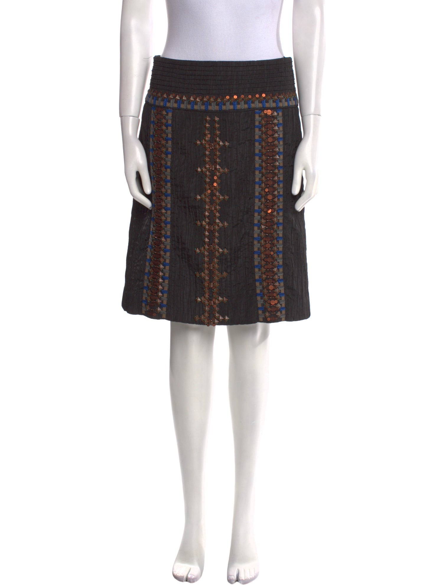 etcetera Printed Knee-Length Skirt