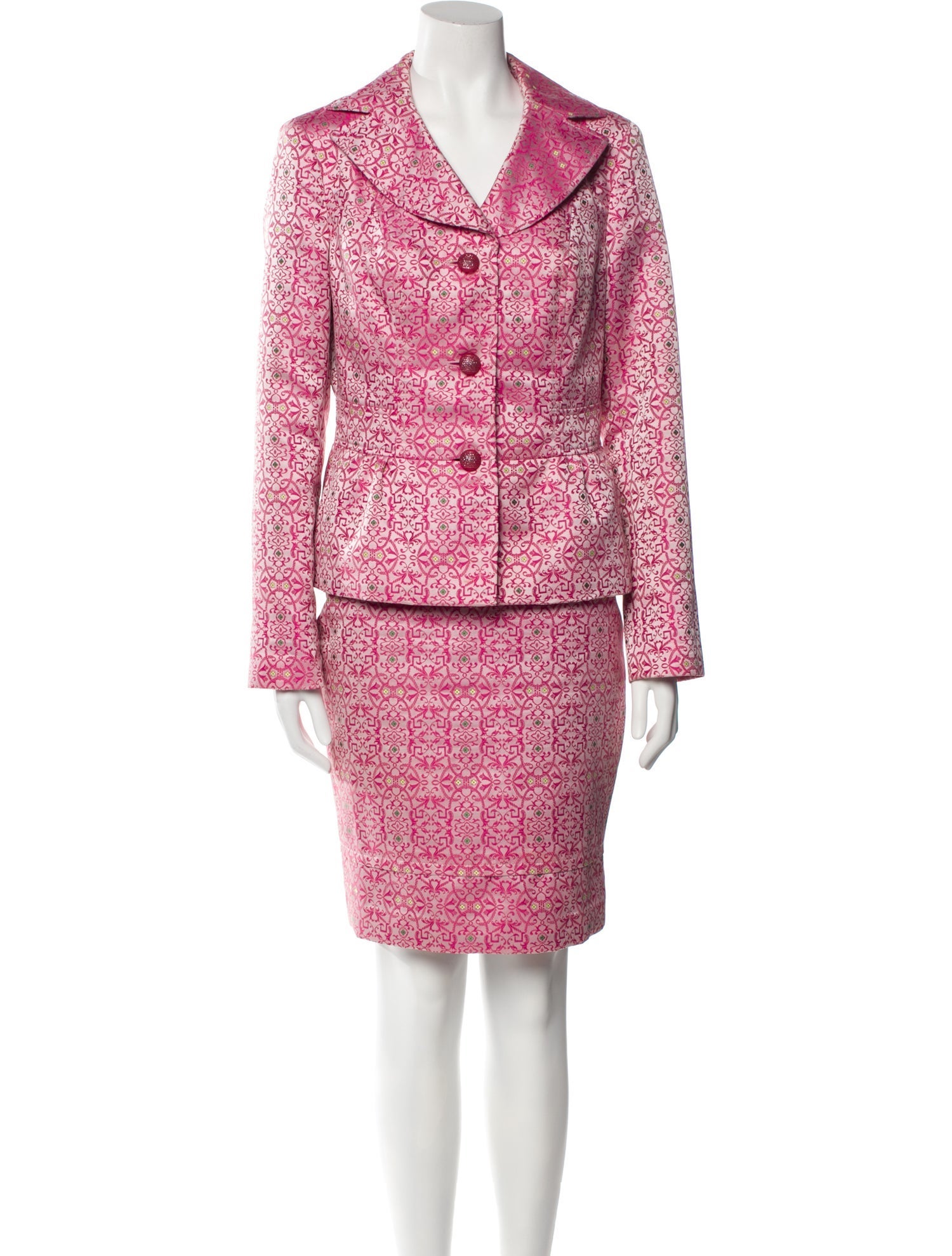 etcetera Printed Pleated Accents Skirt Set