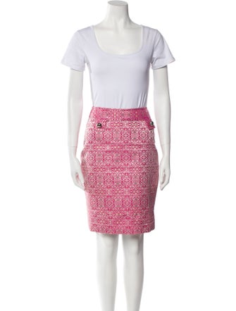 etcetera Printed Pleated Accents Skirt Set