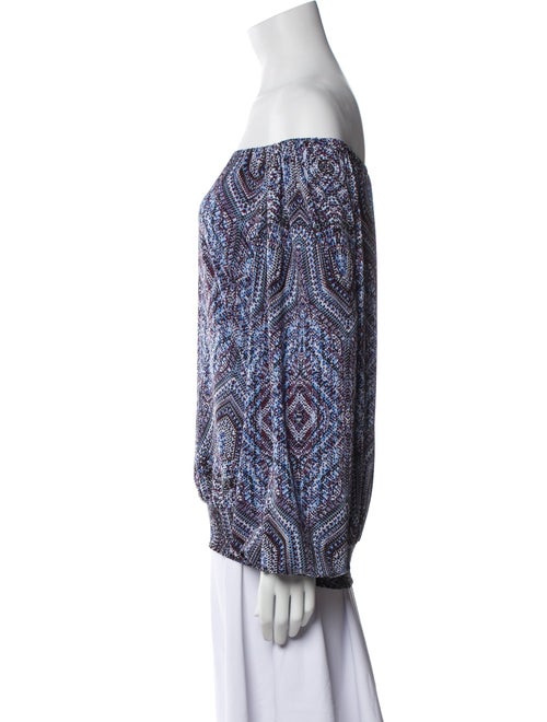 etcetera Printed Off-The-Shoulder Blouse