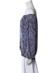 etcetera Printed Off-The-Shoulder Blouse
