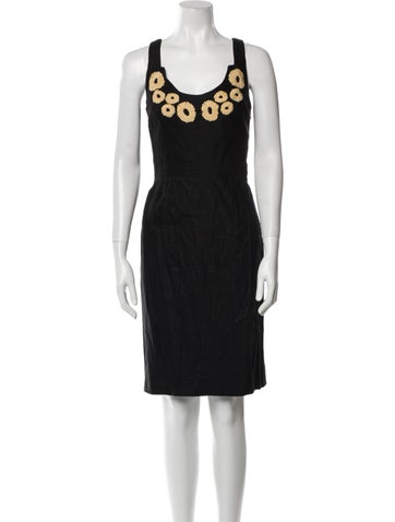 etcetera Dresses Printed Knee-Length Dress M