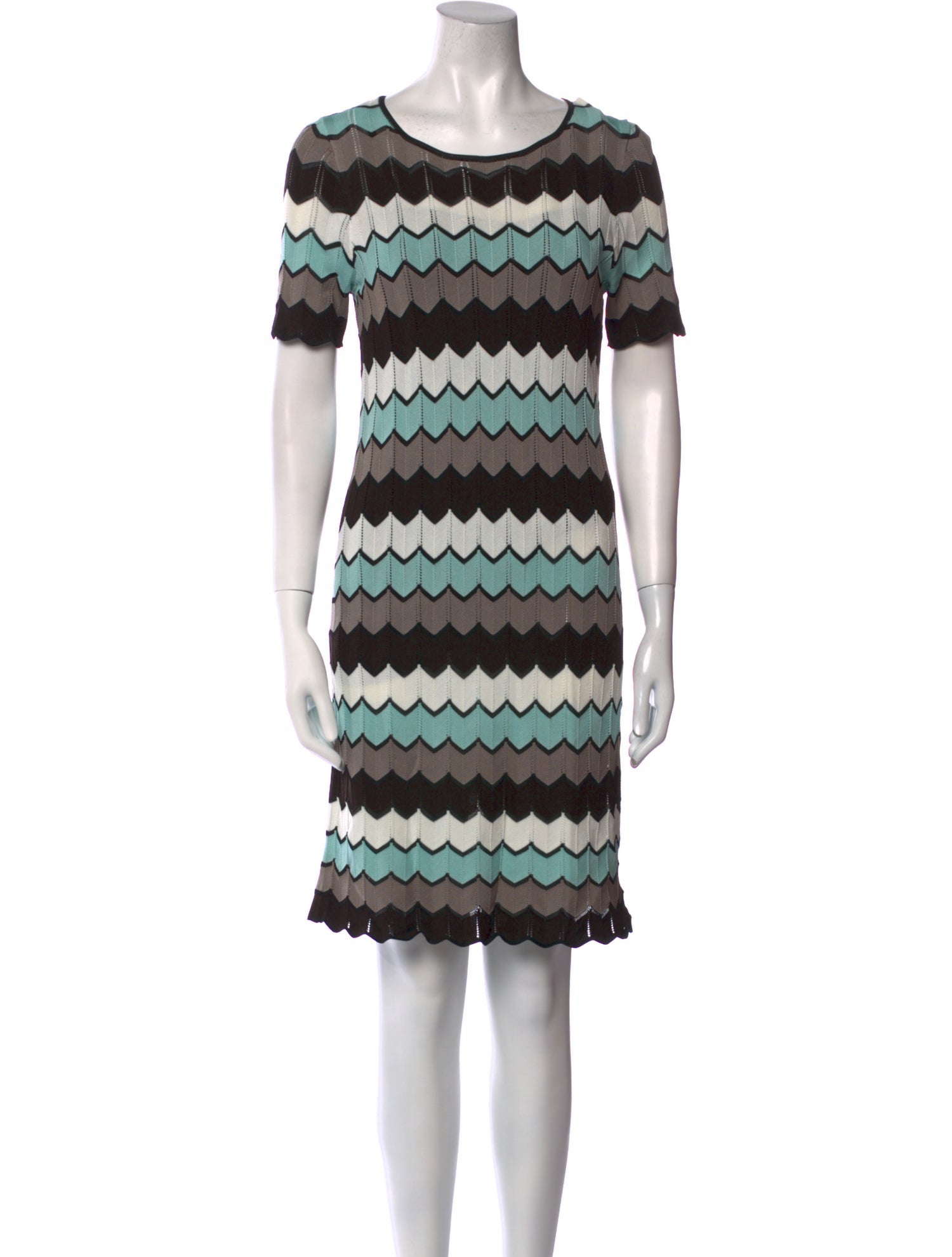 etcetera Striped Mini Dress