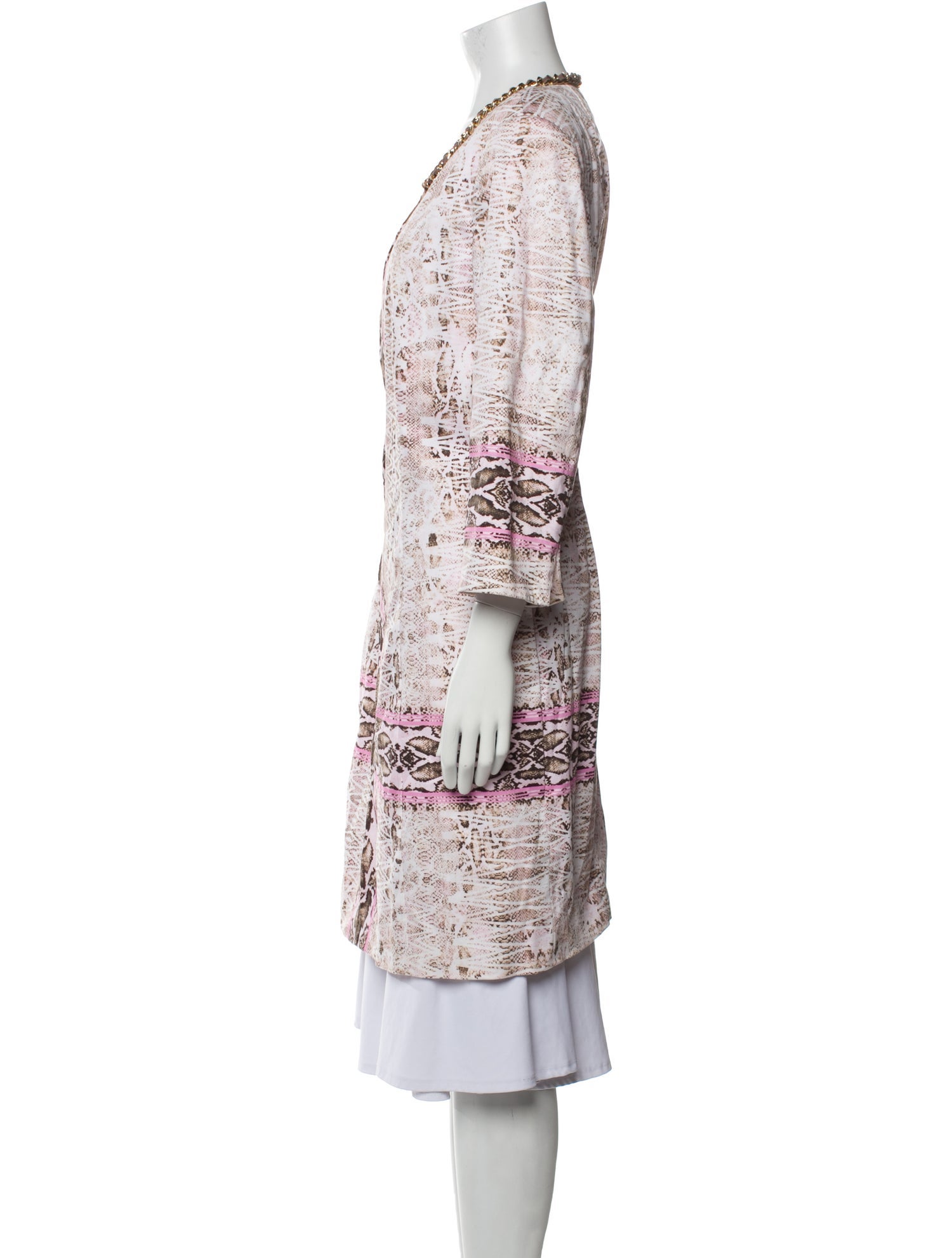 etcetera Vintage Animal Print Evening Jacket