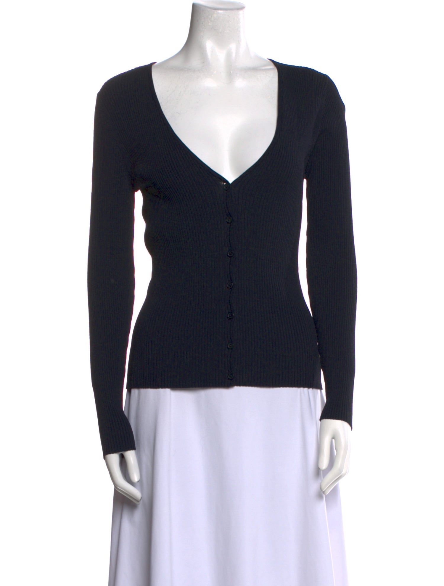 etcetera V-Neck Long Sleeve Top