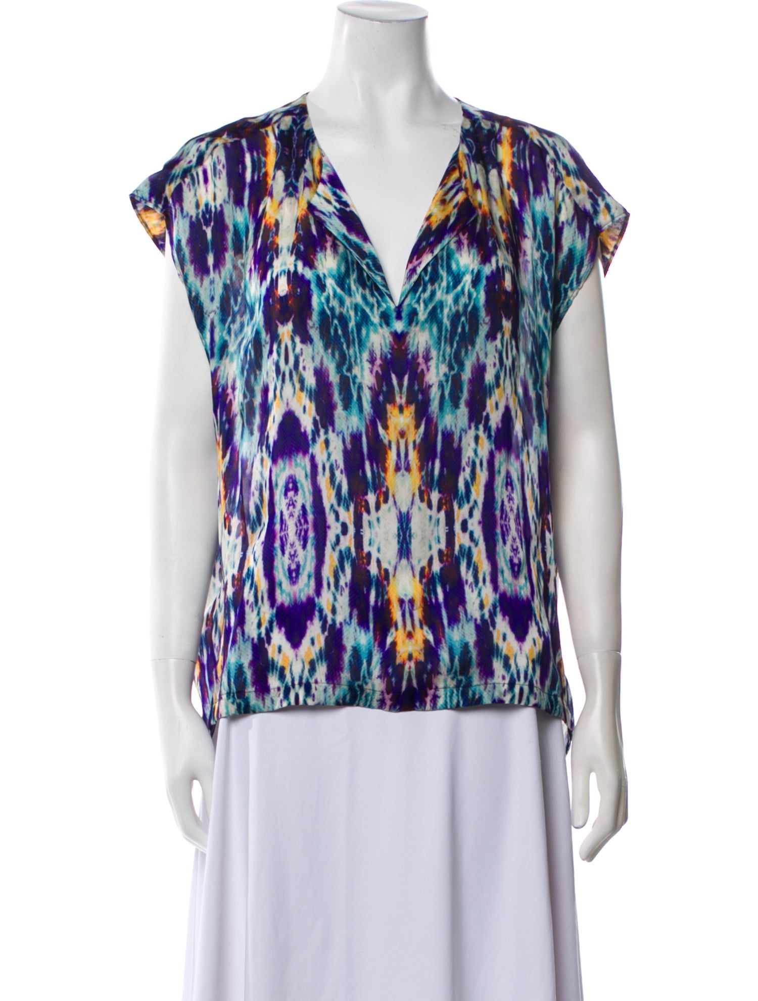etcetera Silk Printed Blouse