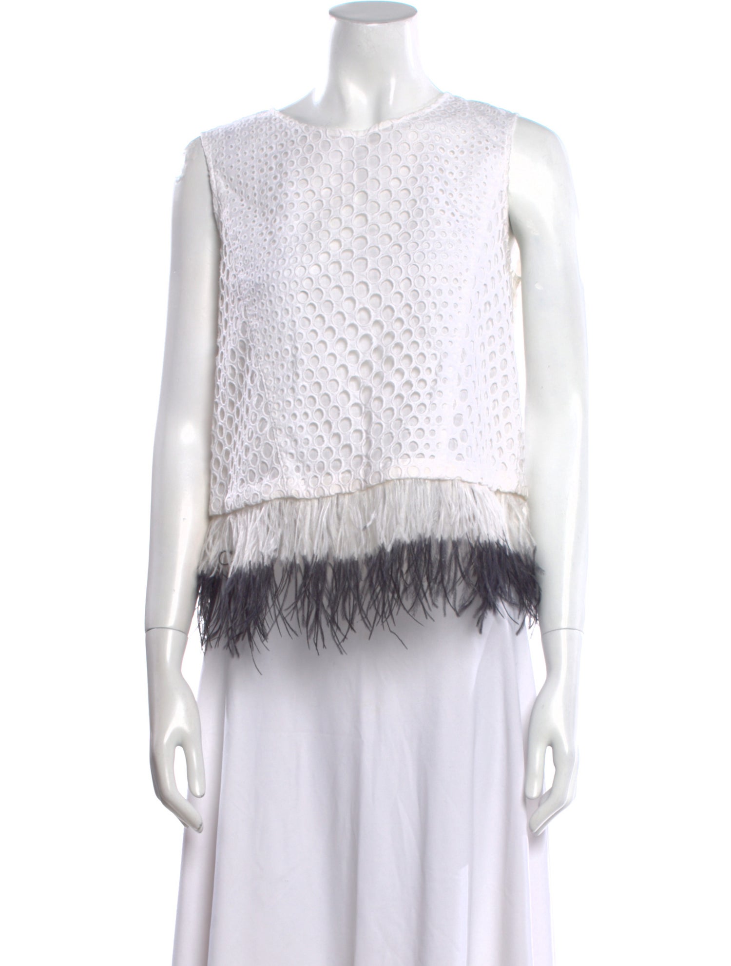 etcetera Crew Neck Sleeveless Blouse