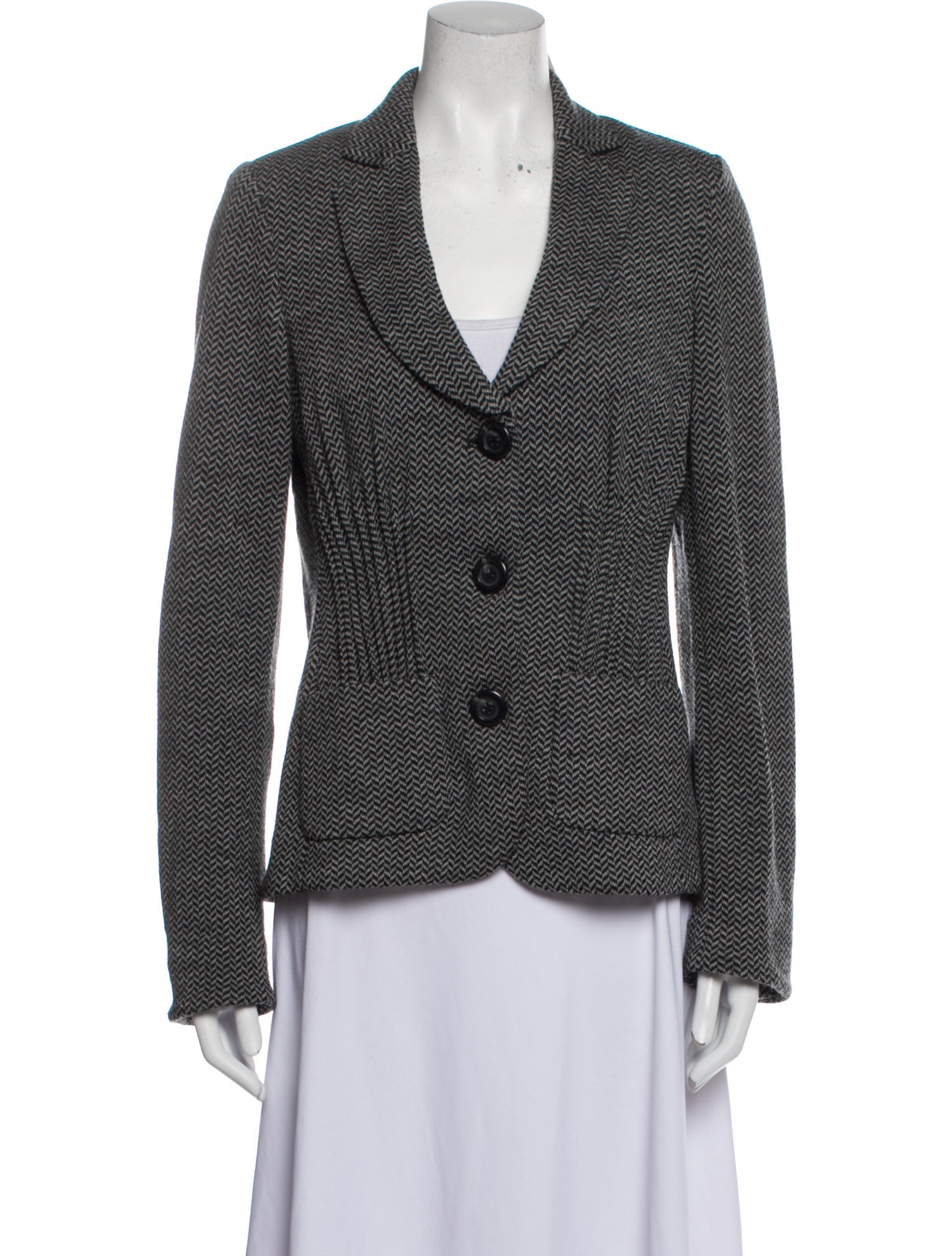 etcetera Wool Printed Blazer