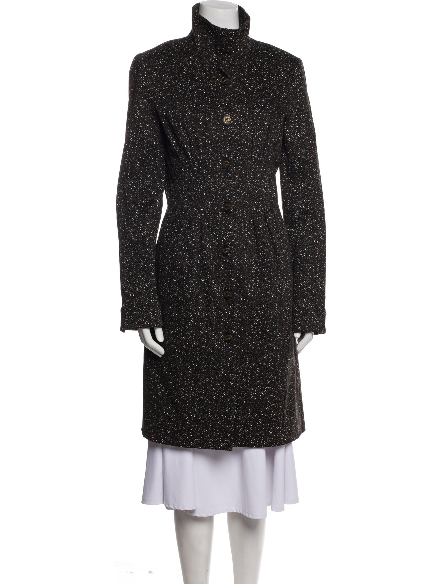etcetera Tweed Pattern Coat
