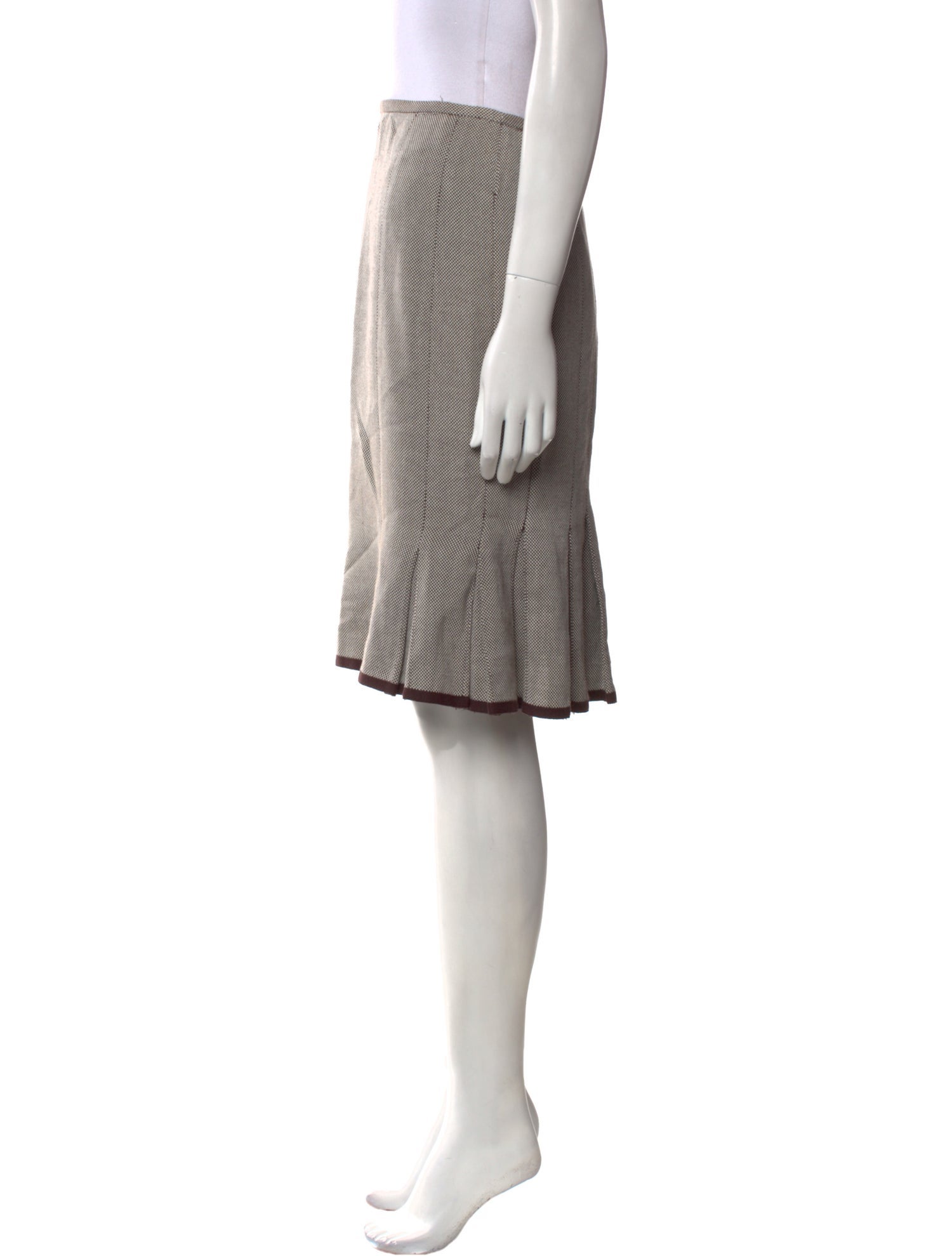 etcetera Printed Knee-Length Skirt