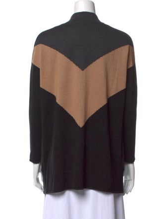 etcetera Striped Open Front Sweater