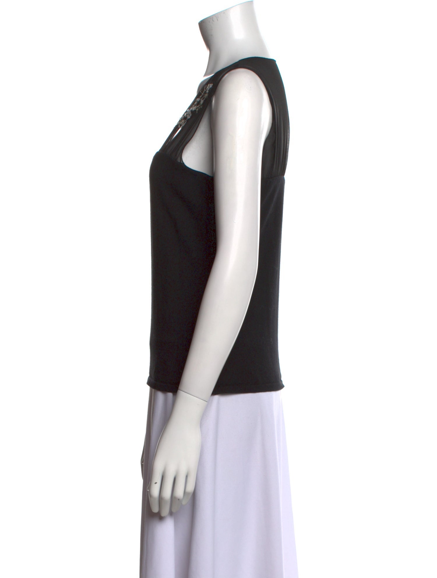 etcetera Silk Square Neckline Top