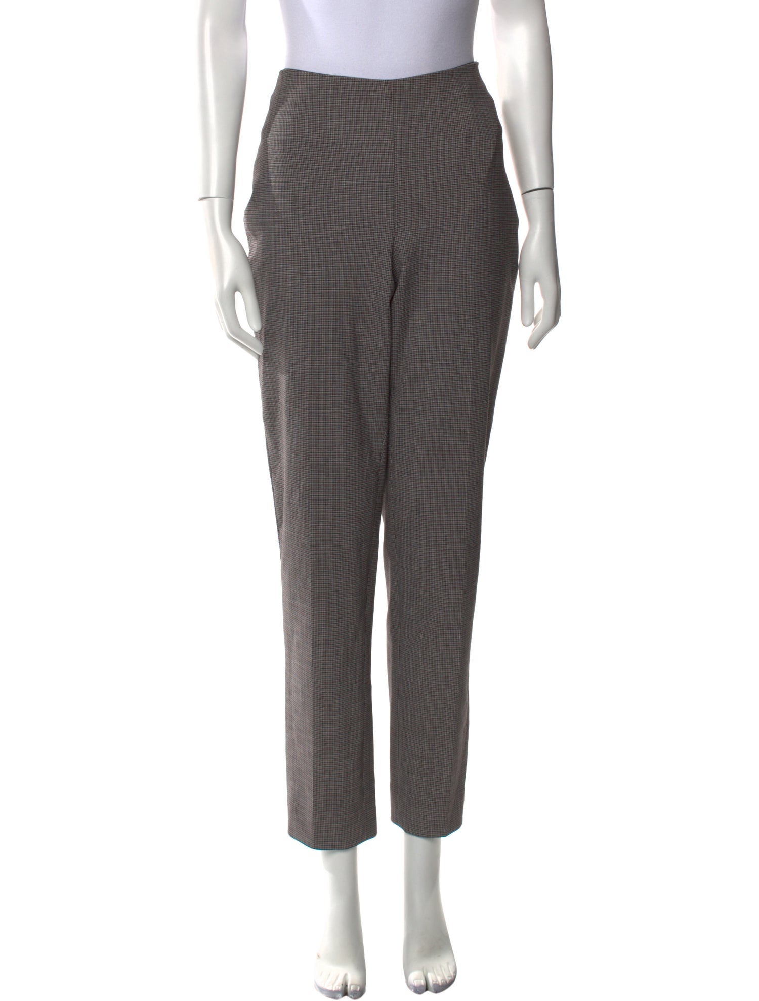 etcetera Plaid Print Skinny Leg Pants