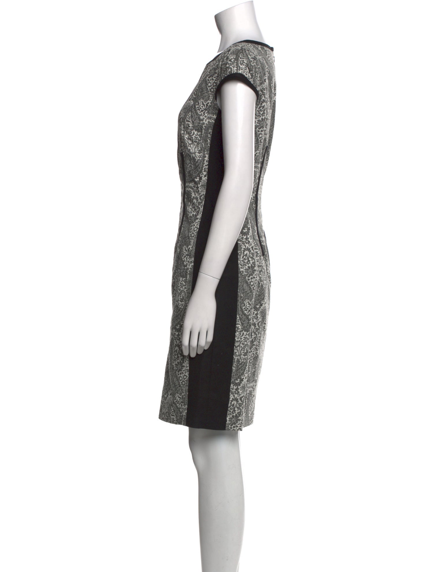 etcetera Printed Knee-Length Dress