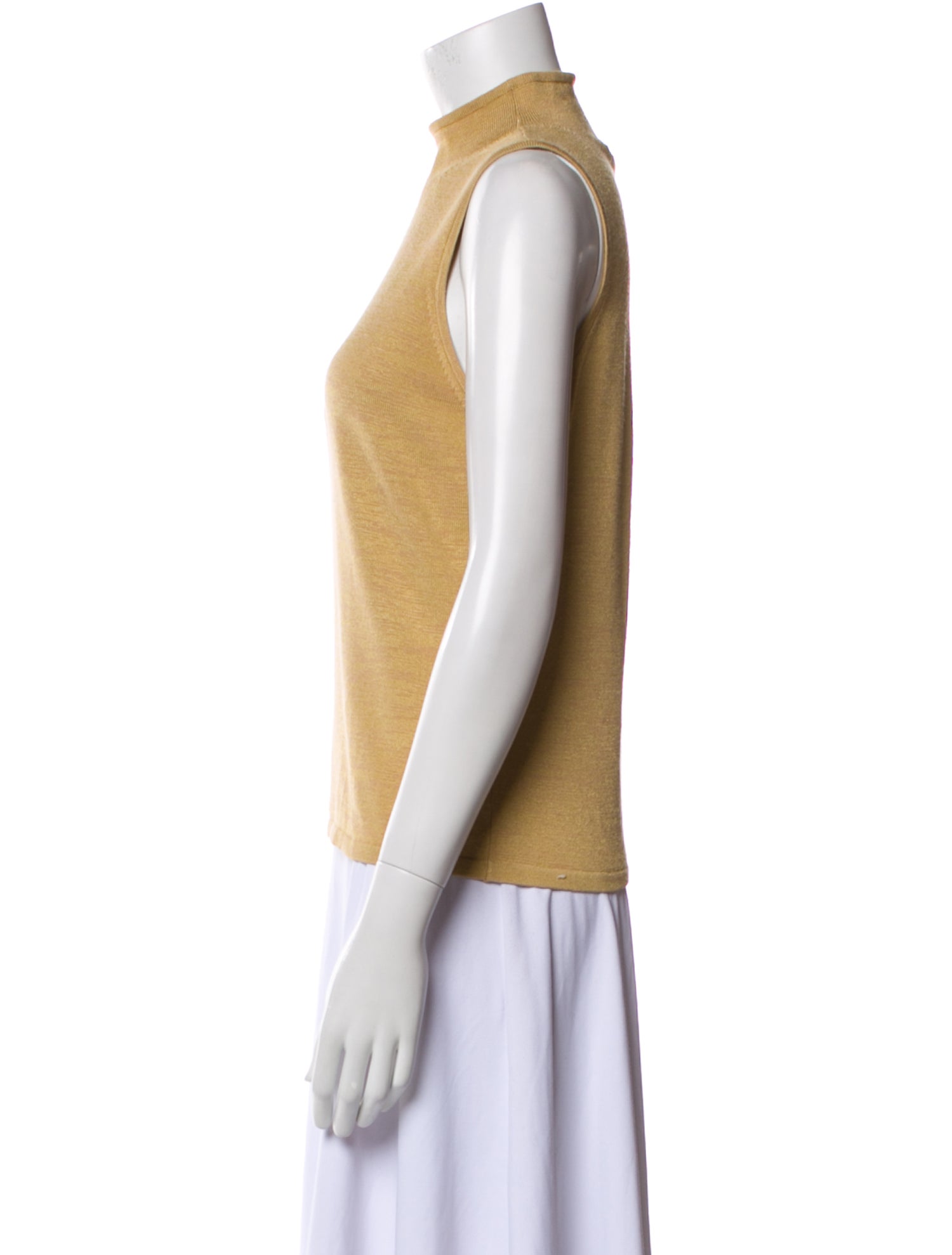 etcetera Mock Neck Sleeveless Top