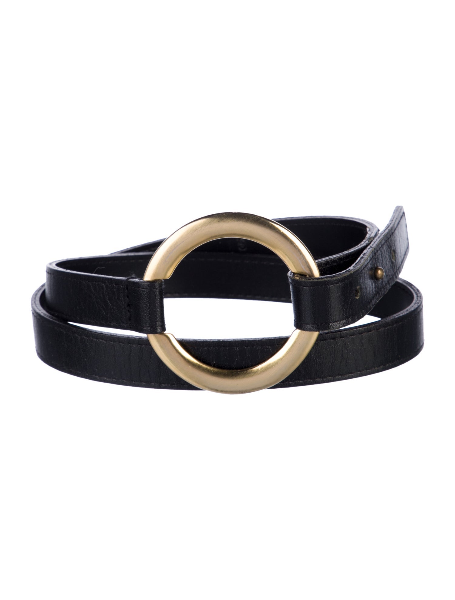 etcetera Skinny Leather Waist Belt