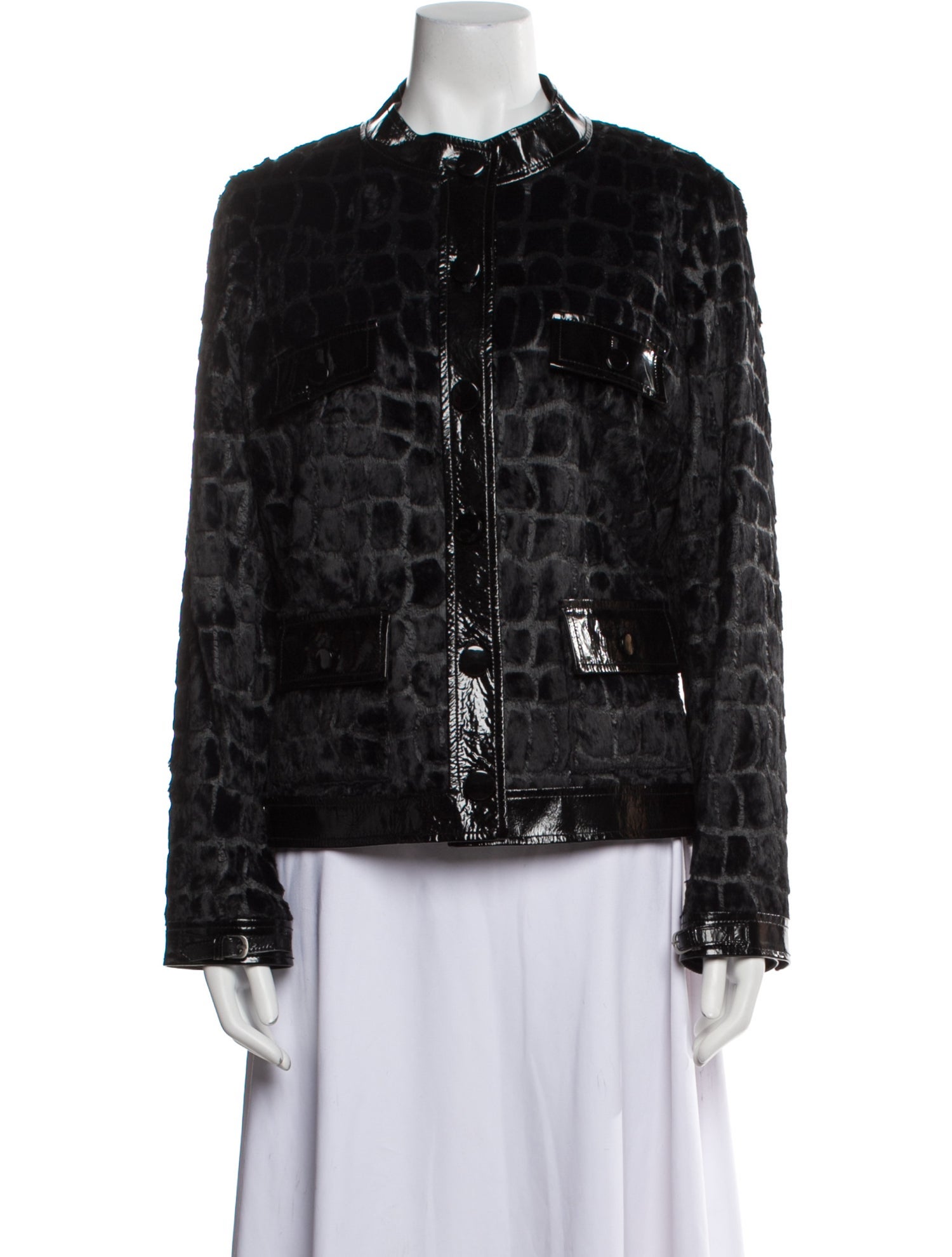 etcetera Tweed Pattern Evening Jacket