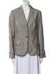 etcetera Linen Striped Blazer