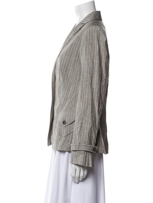 etcetera Linen Striped Blazer