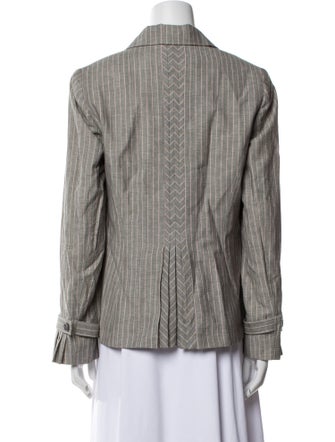 etcetera Linen Striped Blazer
