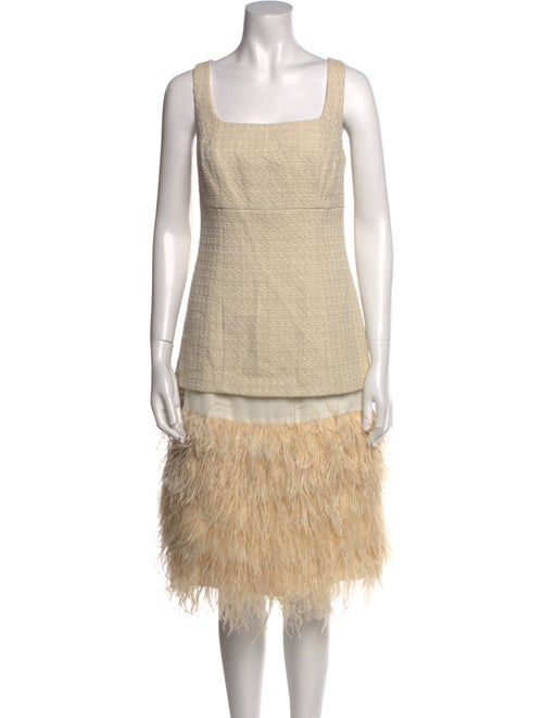 etcetera Square Neckline Midi Length Dress