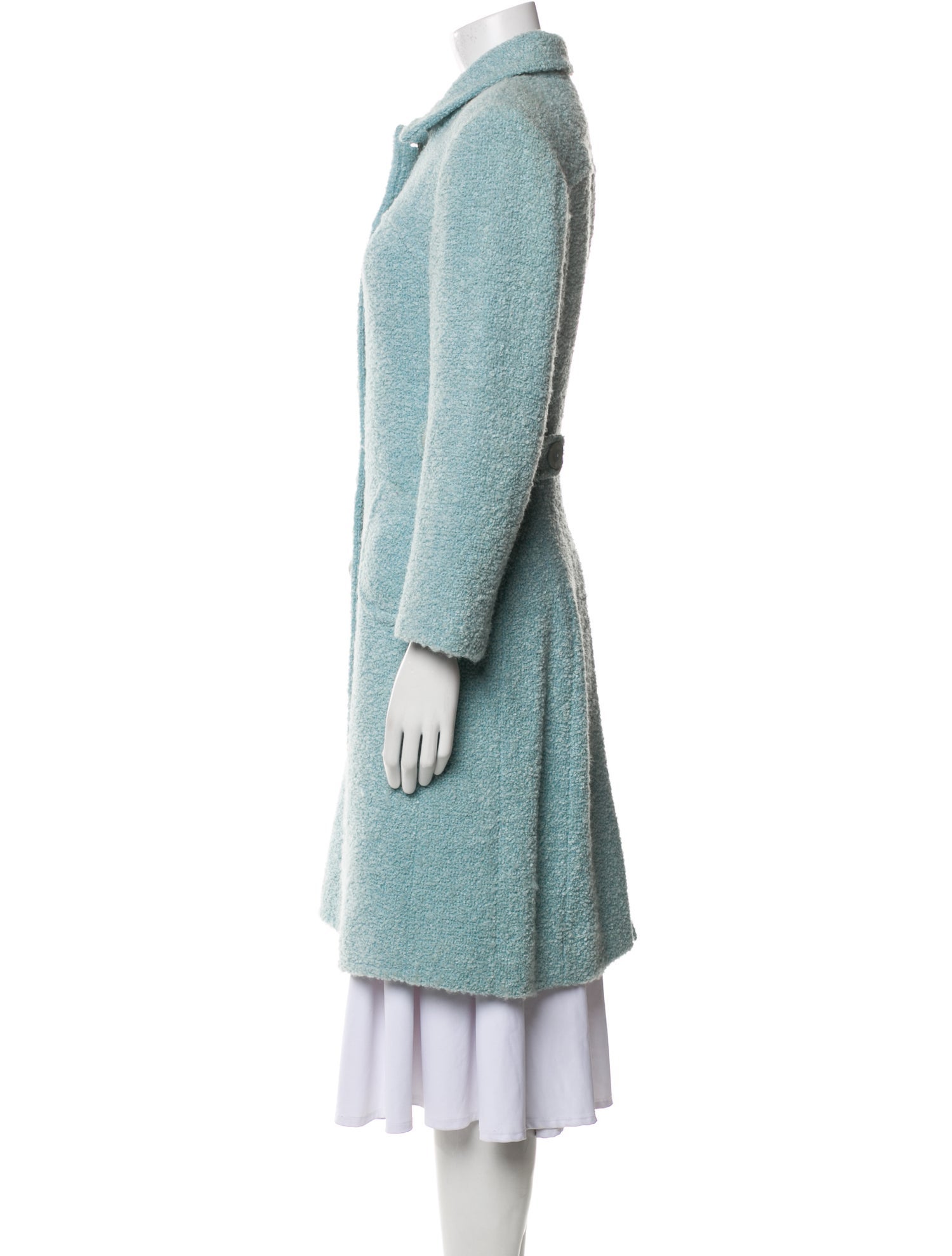 etcetera Wool Tweed Pattern Coat