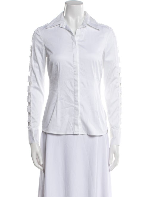 etcetera Long Sleeve Button-Up Top