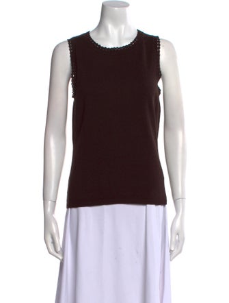 etcetera Silk Crew Neck Top