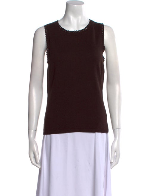 etcetera Silk Crew Neck Top