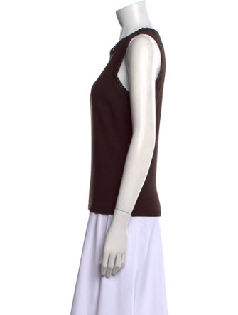 etcetera Silk Crew Neck Top