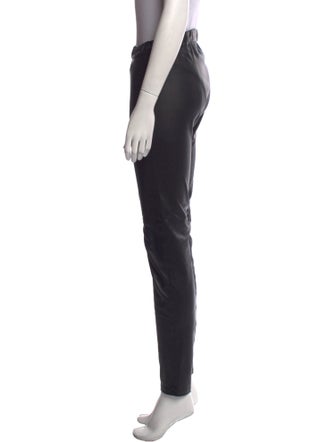 etcetera Leather Skinny Leg Pants