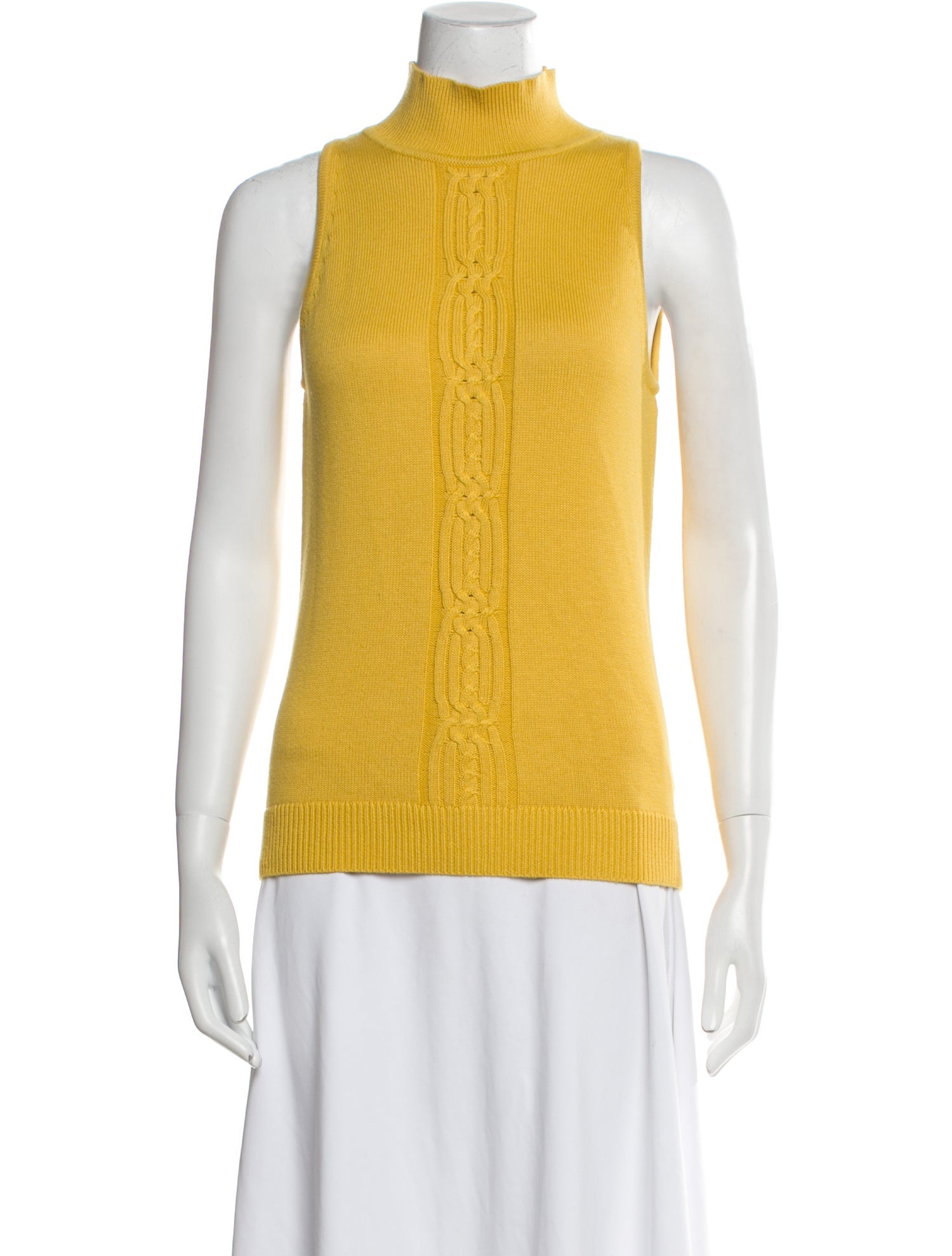 etcetera Turtleneck Sleeveless Top