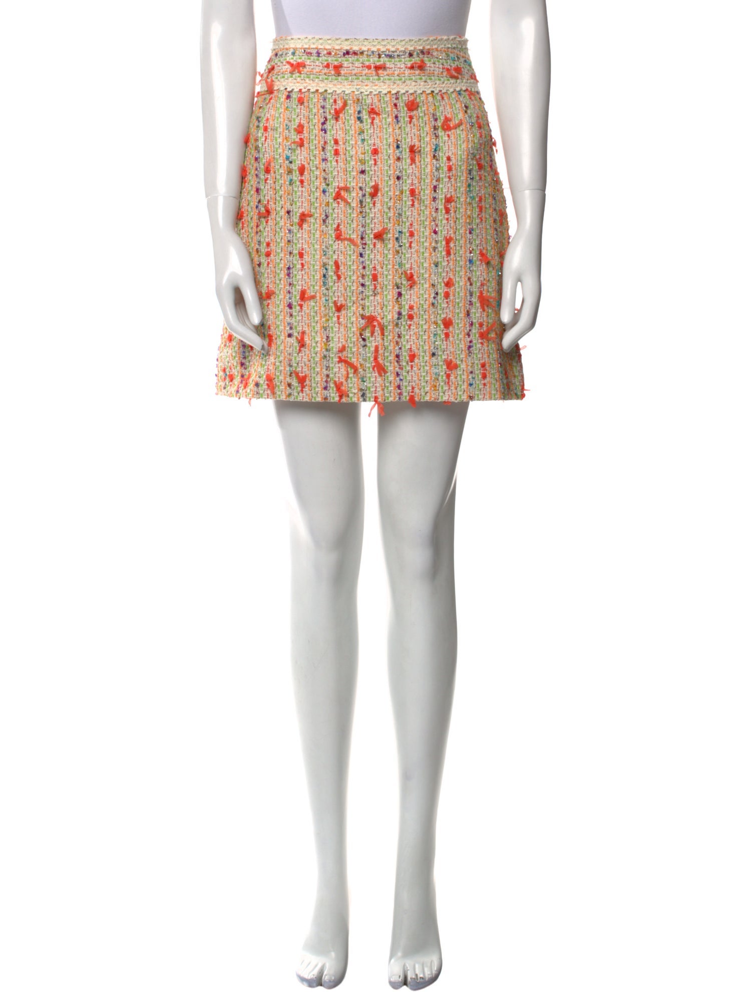etcetera Tweed Pattern Mini Skirt