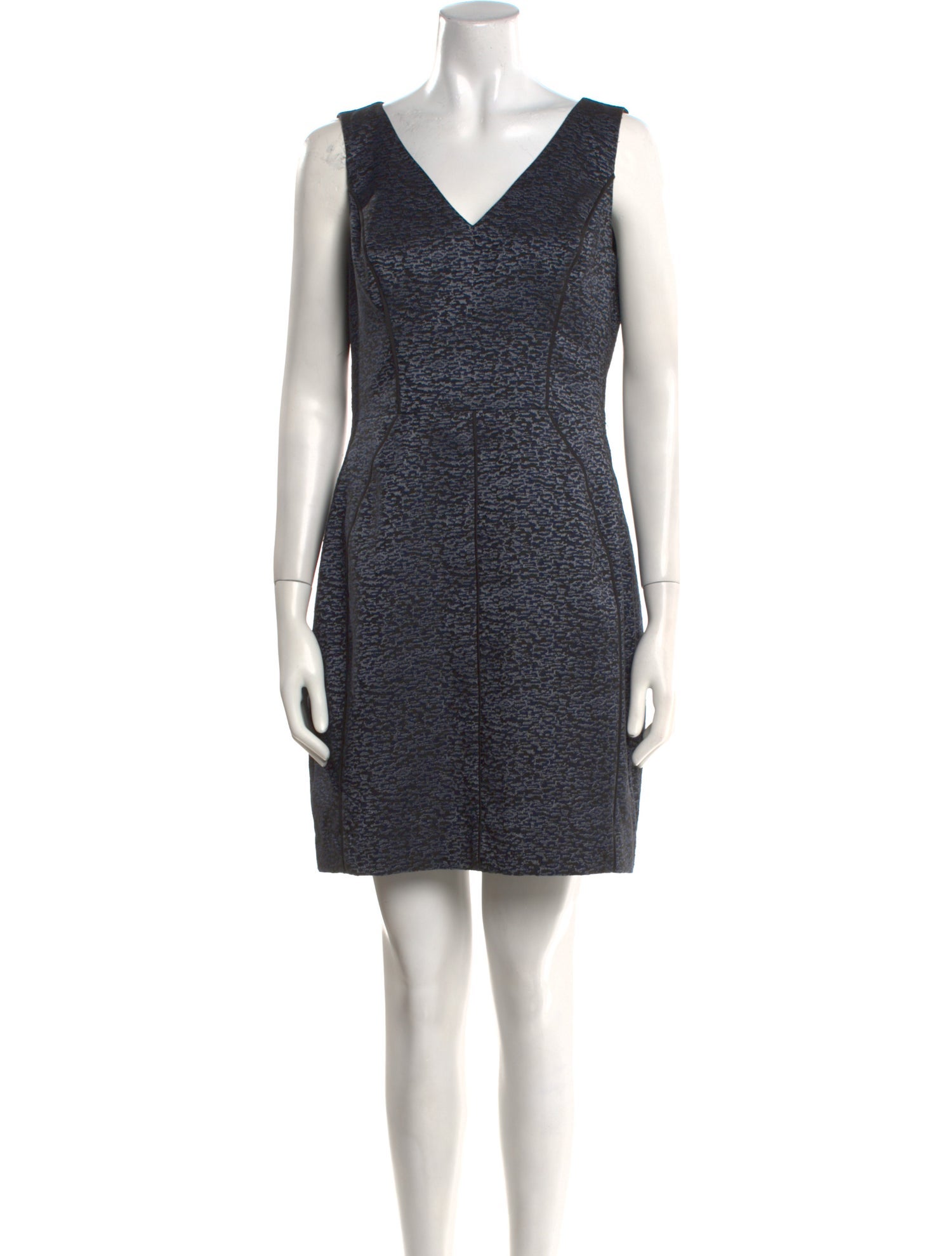 etcetera V-Neck Mini Dress